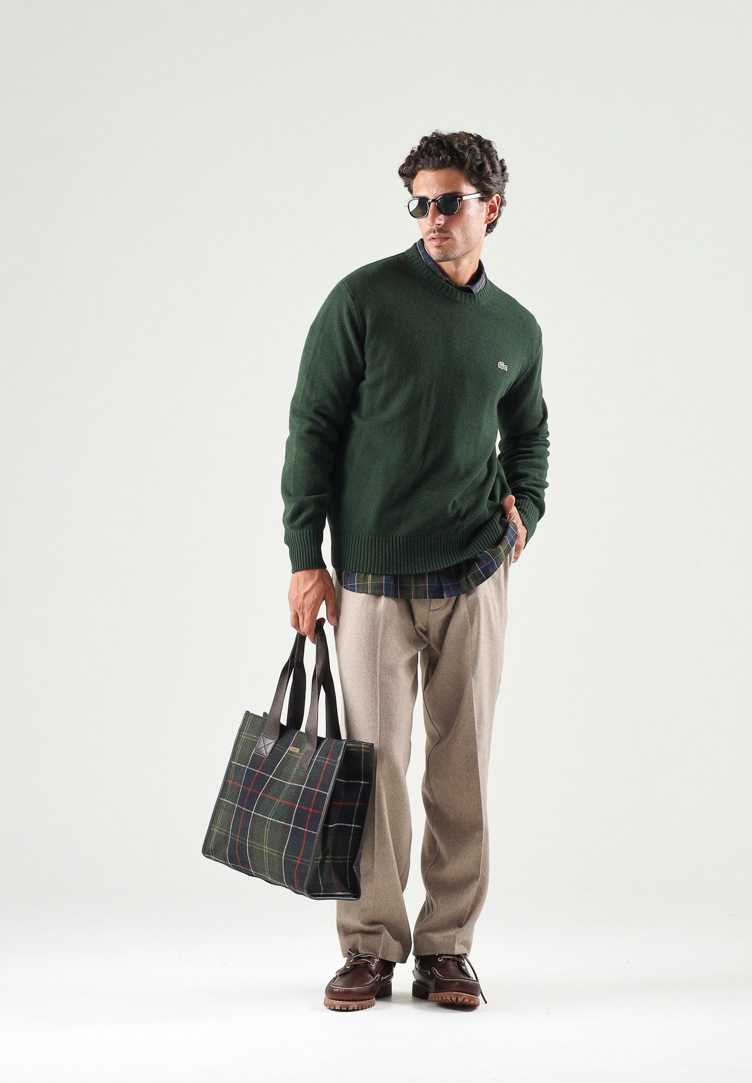 Maglia girocollo regular fit autunno inverno AH2916 YZP LACOSTE 