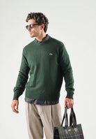 Maglia girocollo regular fit autunno inverno AH2916 YZP LACOSTE 