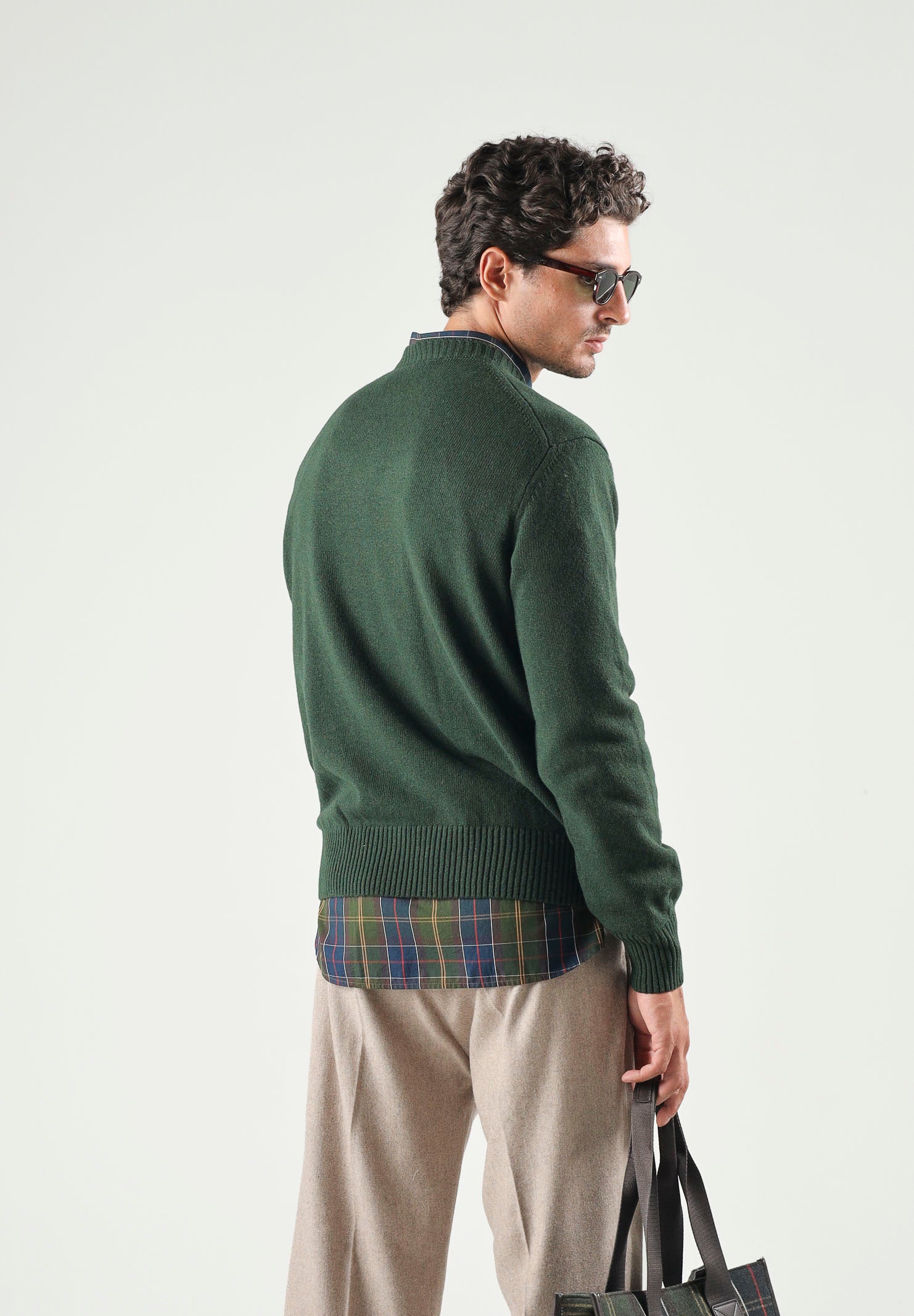 Maglia girocollo regular fit autunno inverno AH2916 YZP LACOSTE 