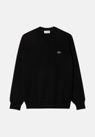 LACOSTE Pullover girocollo  nero da uomo con logo laterale coccodrillo<BR/> AH3225 031 LACOSTE 