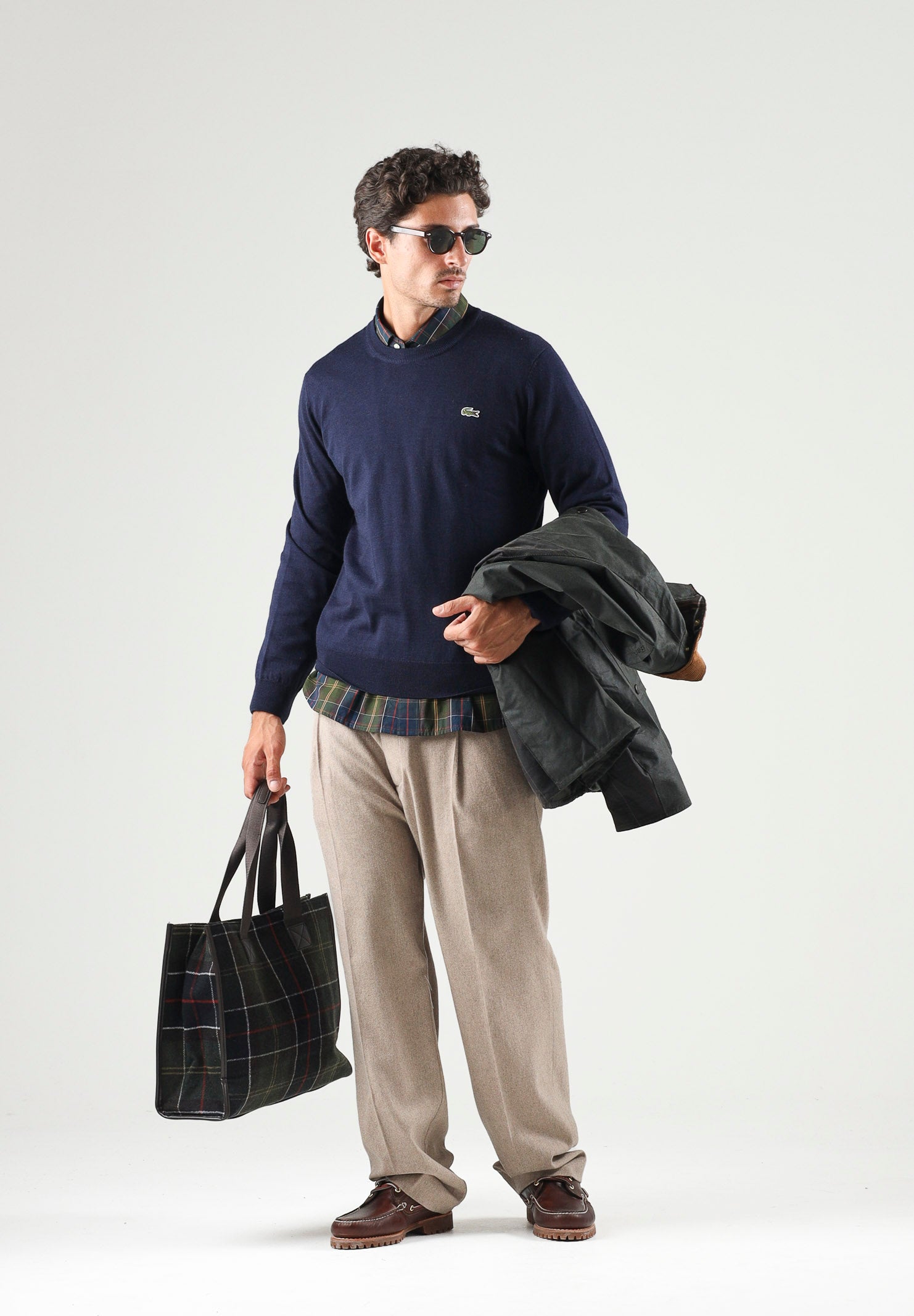 Maglieria girocollo regular fit autunno inverno AH3225 166 LACOSTE 