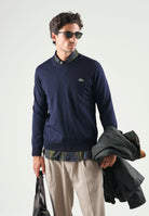 Maglieria girocollo regular fit autunno inverno AH3225 166 LACOSTE 