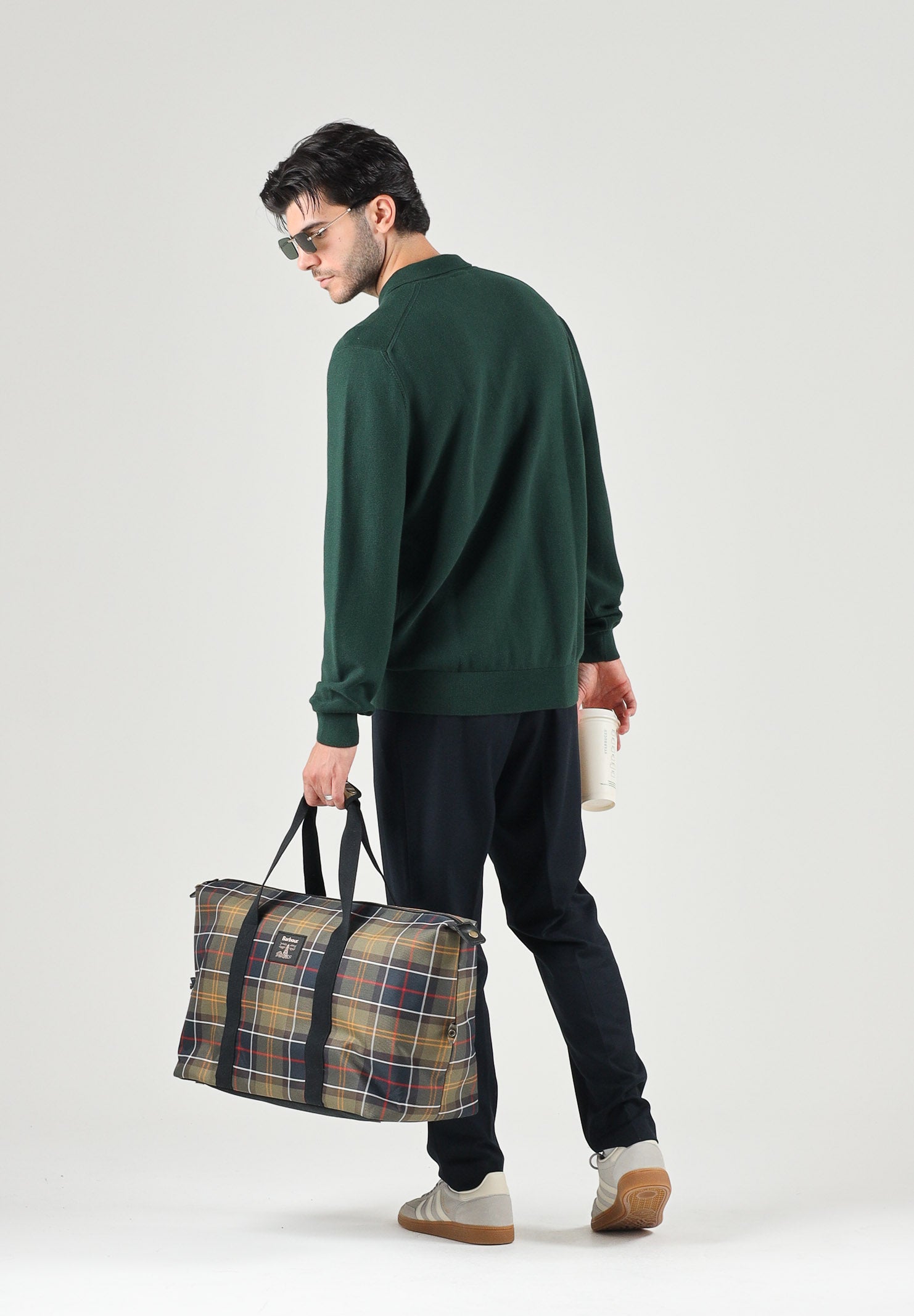 LACOSTE Polo manica lunga verde da uomo con colletto classico AH9904 YZP LACOSTE 