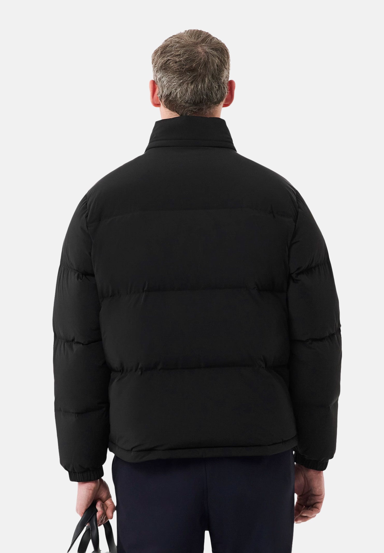 LACOSTE Piumino WATER-REPELLENT nero da uomo con trapuntatura imbottita BH5154 031 LACOSTE 