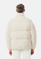 LACOSTE Piumino WATER-REPELLENT panna da uomo con trapuntatura imbottita BH5154 XFJ LACOSTE 