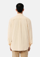 LACOSTE Camicia OXFORD COTTON  panna per uomo con colletto classico e taschino. CH8821 056 LACOSTE 
