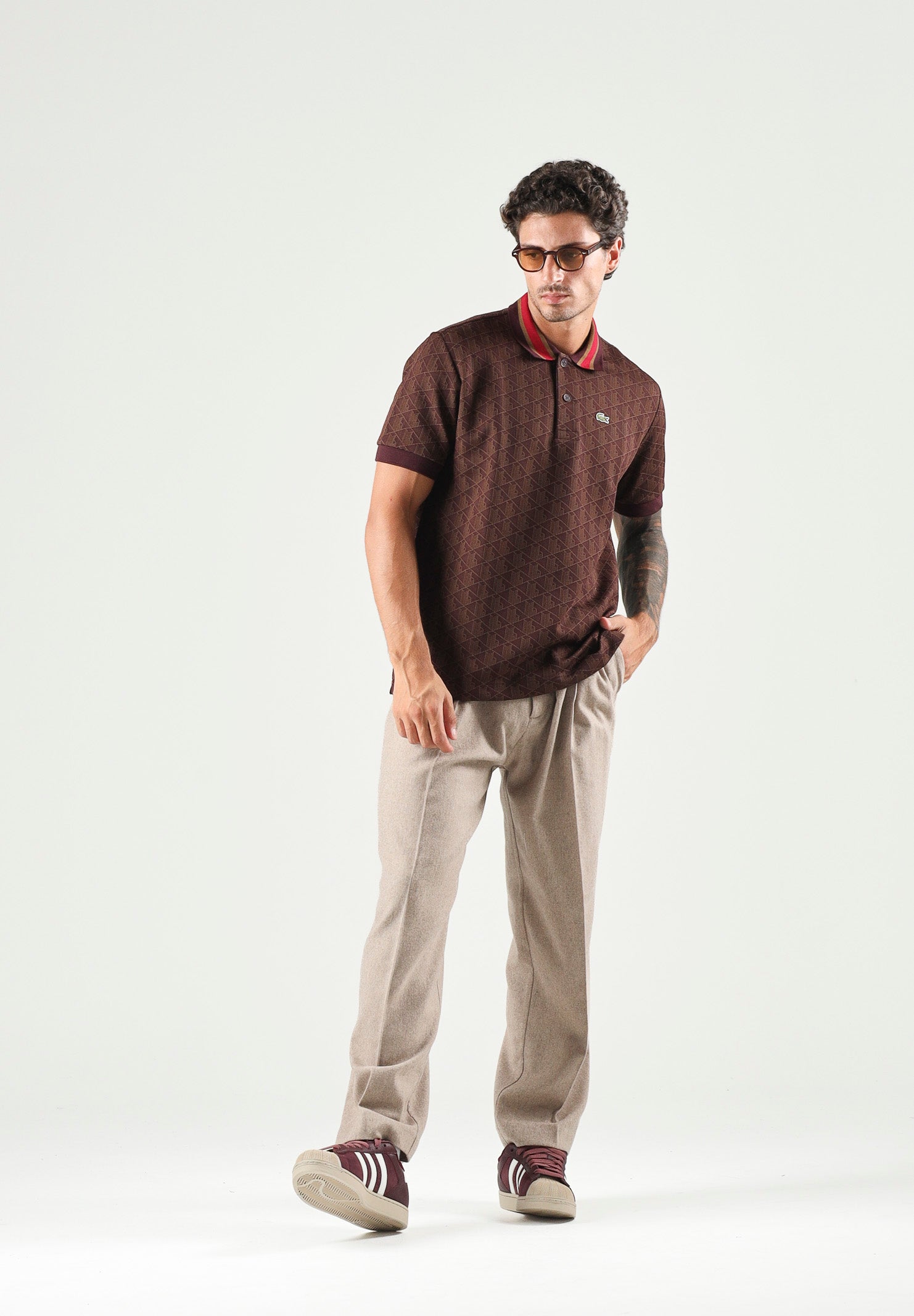 Polo manica corta regular fit autunno inverno DH1417 WD9 LACOSTE 