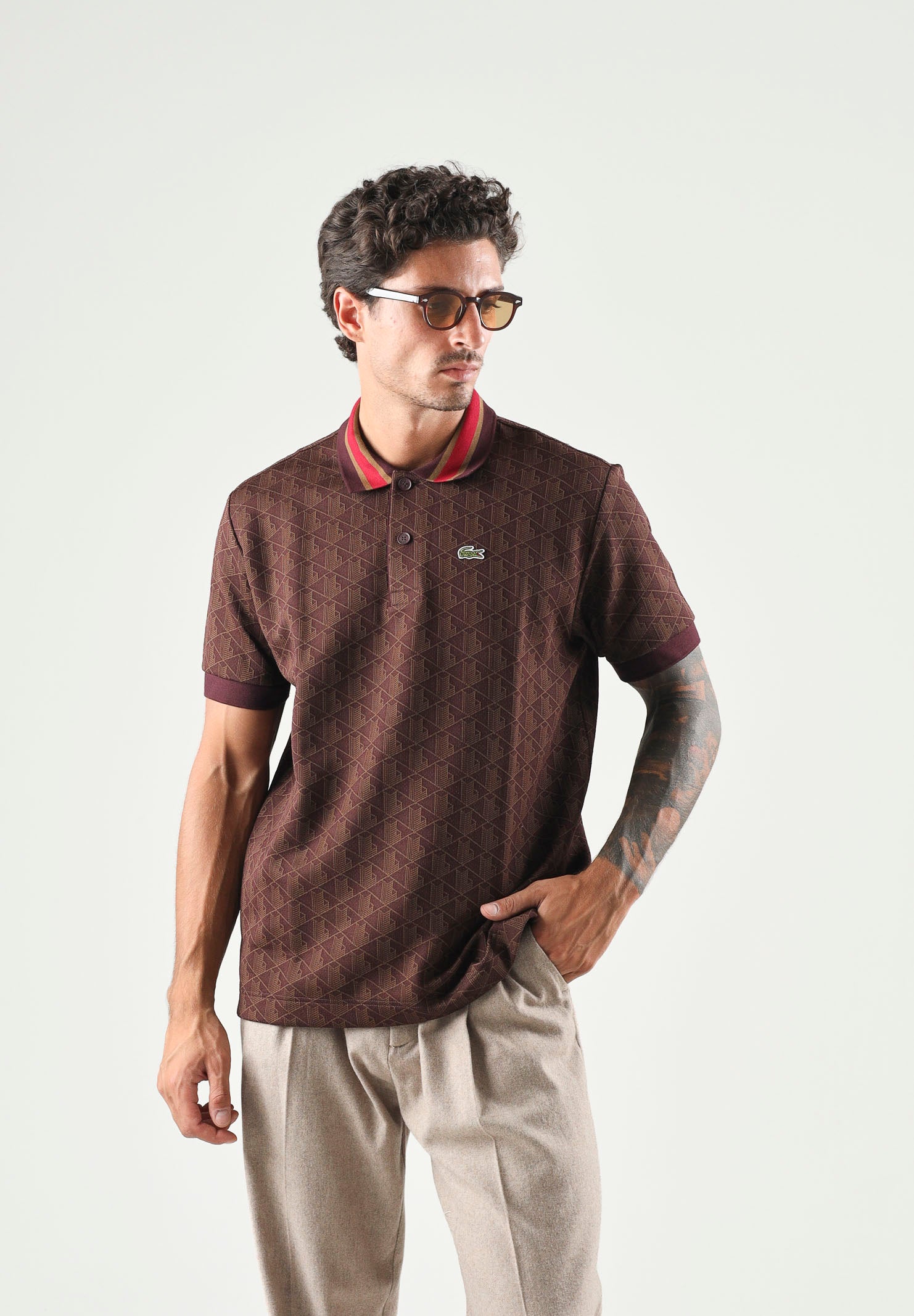 Polo manica corta regular fit autunno inverno DH1417 WD9 LACOSTE 