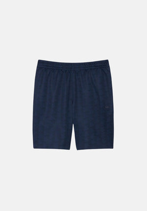 LACOSTE Shorts monogram blu da uomo in tinta unita GH9794 166 LACOSTE 