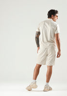 LACOSTE Shorts monogram bianco da uomo in tinta unita GH9794 8LX LACOSTE 
