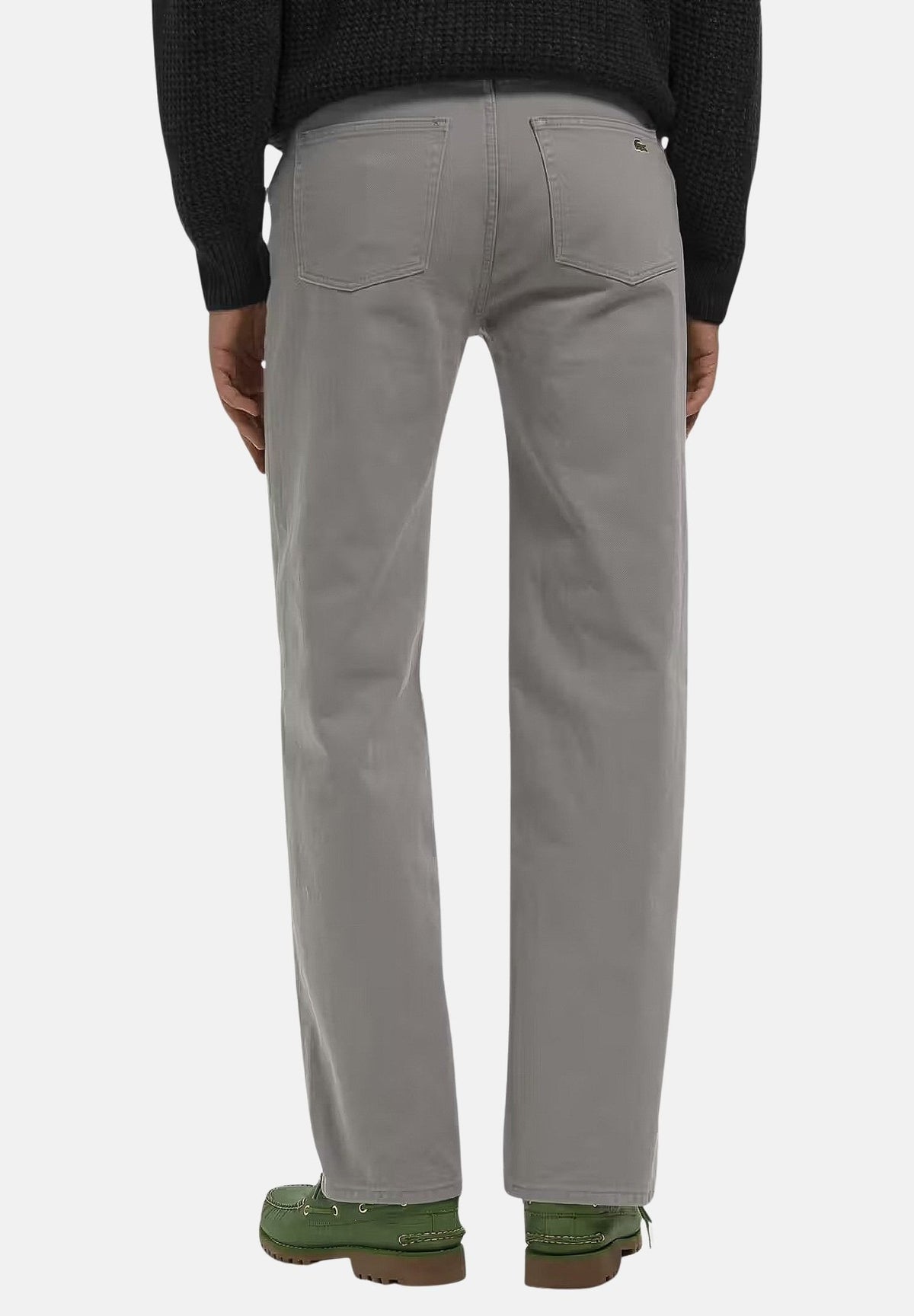 LACOSTE Pantaloni grigio per uomo con passanti per cintura e classico design a cinque tasche. HH2321 6SY LACOSTE 