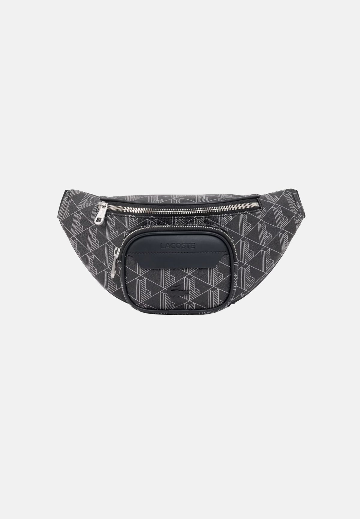 LACOSTE MarsupioTHE BLEND WAIST BAG nero da uomo con motivo monogram NH3651 H45 LACOSTE 