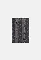 LACOSTE Portafogli THE BLEND CARD HOLDER nero per uomo e donna con trama monogram a reticolo NH4134 H45 LACOSTE 