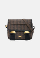 LACOSTE Borsa a tracolla THE BLEND  marrone per uomo e donna con stampa monogram, fibbie a scatto NU5423 T93 LACOSTE 