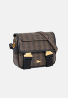 LACOSTE Borsa a tracolla THE BLEND  marrone per uomo e donna con stampa monogram, fibbie a scatto NU5423 T93 LACOSTE 