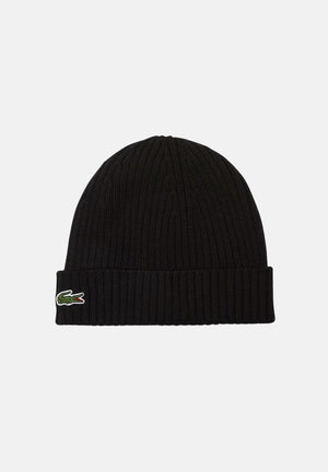 LACOSTE Berretto di lana nero per uomo e donna RB0001 031 LACOSTE 