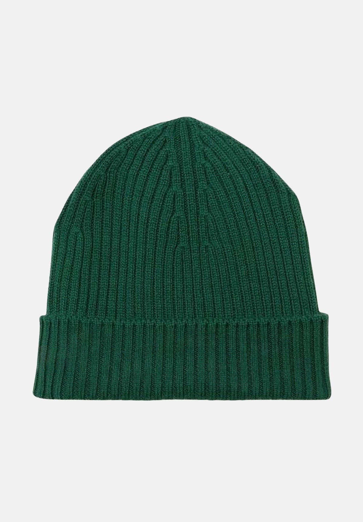 LACOSTE berretto in lana spazzolata a costine verde, colore basico verde, unisex. RB0001 132 LACOSTE 