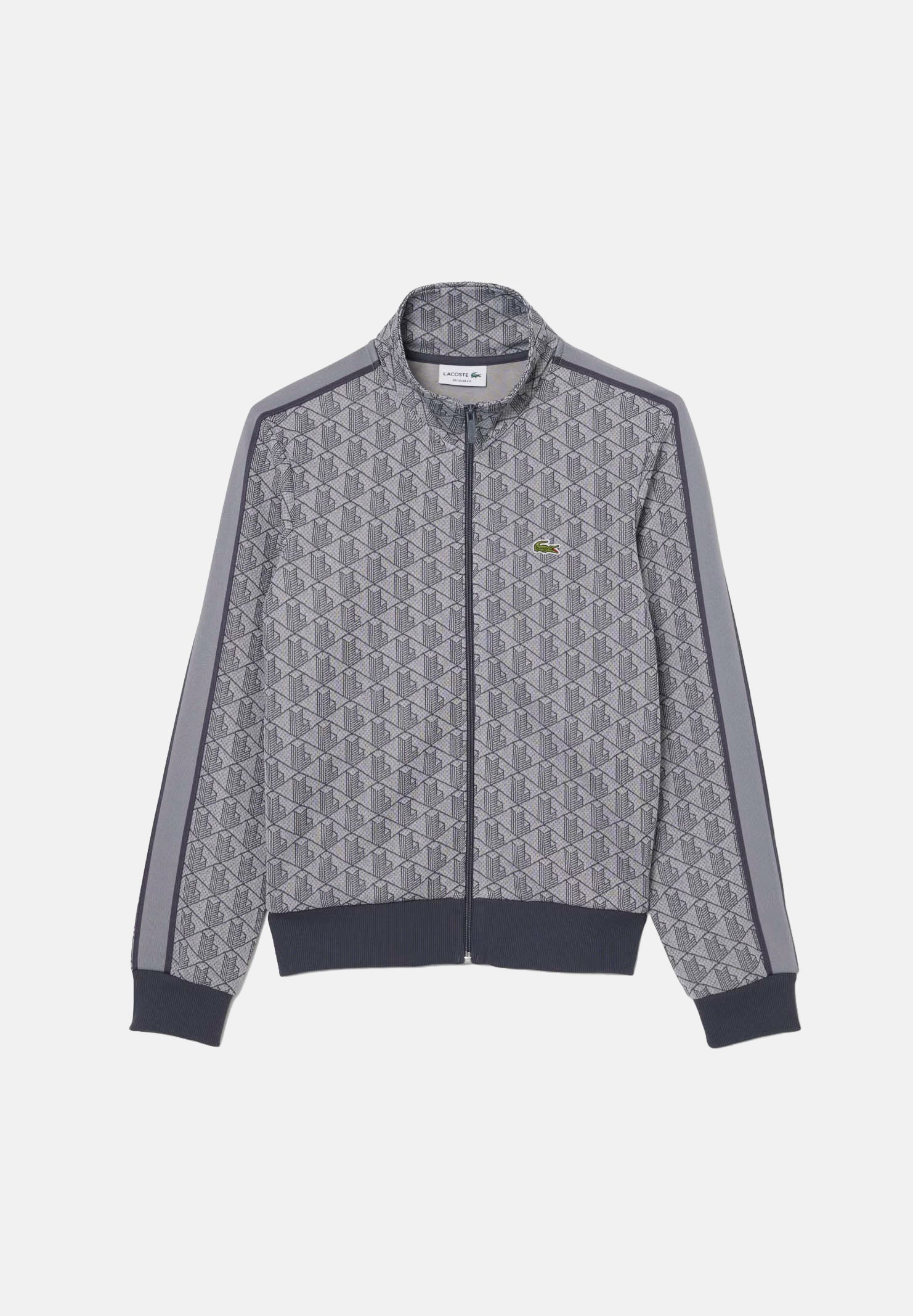 LACOSTE Felpa con zip Paris grigia da uomo SH1368 41I LACOSTE 