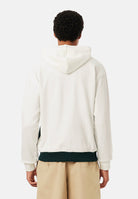 LACOSTE Felpa con zip  COLORBLOCK FULL-ZIP HOODIE bianca per uomo  inserti bicolore sul petto. SH2749 0LP LACOSTE 