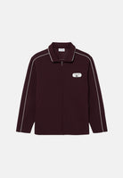 LACOSTE Felpa con zip COLLAR SWEATSHIRT bordeaux da uomo con profili a contrasto lungo le maniche. SH6940 ZB5 LACOSTE 