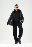 LACOSTE Felpa con cappuccio nero per uomo e donna con logo iconico SH8863 031 LACOSTE 