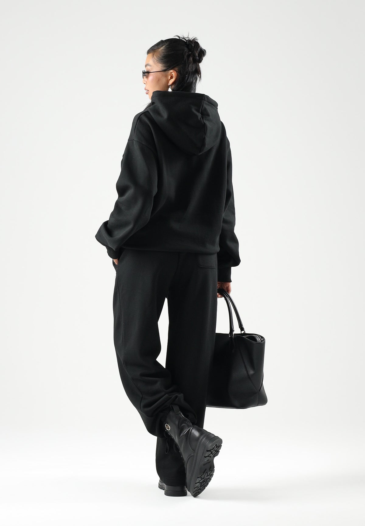 LACOSTE Felpa con cappuccio nero per uomo e donna con logo iconico SH8863 031 LACOSTE 