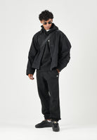 LACOSTE Felpa con cappuccio nero per uomo e donna con logo iconico SH8863 031 LACOSTE 
