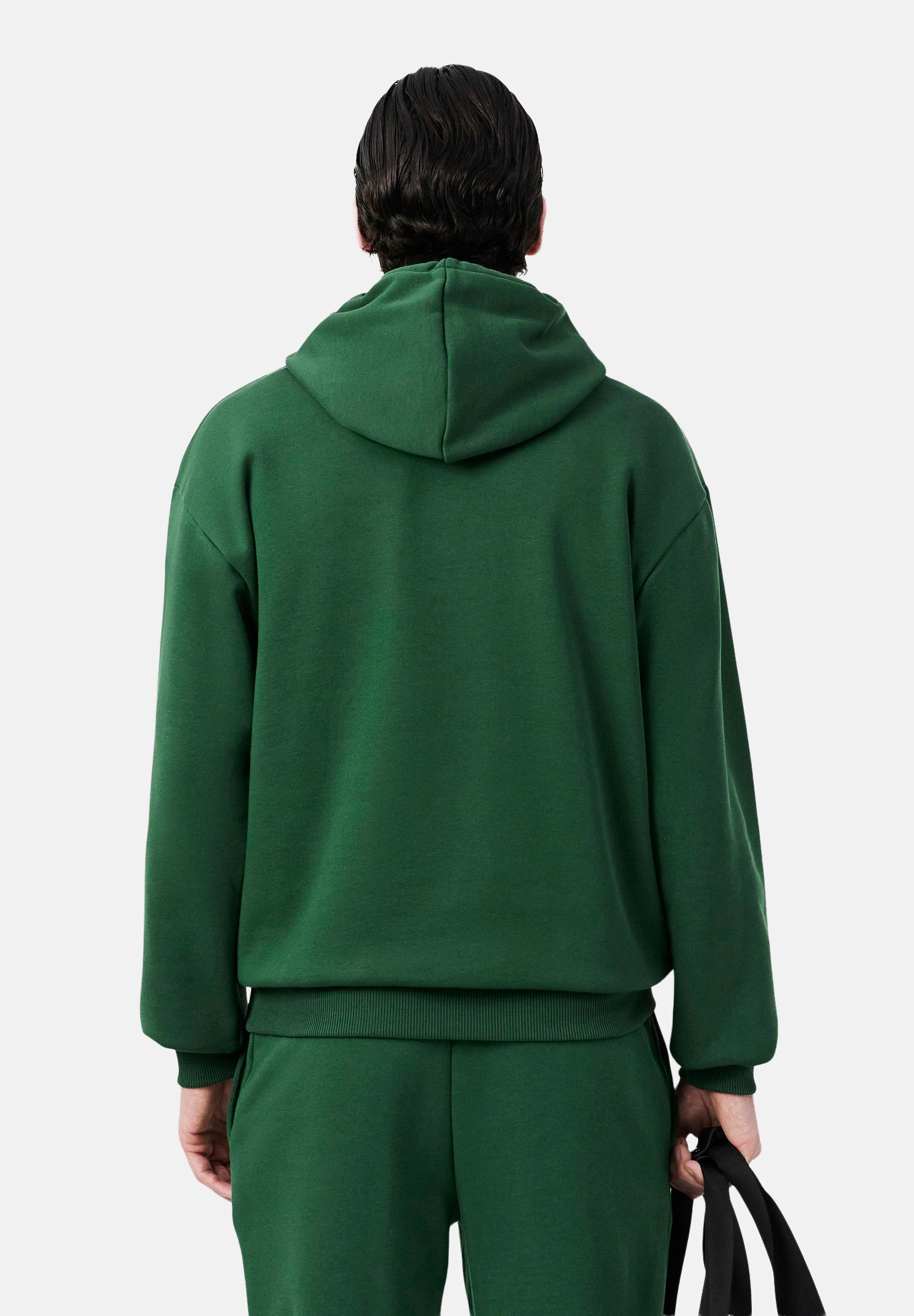 Felpa con capuccio regular fit per uomo e donna autunno inverno SH8863 132 LACOSTE 