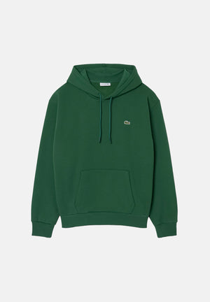 LACOSTE Felpa con cappuccio verde per uomo e donna con logo coccodrillo applicato sul petto. SH8863 132 LACOSTE 