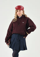 LACOSTE Felpa con cappuccio FLEECE HOODIE, brown-bruin, marrone scuro per uomo e donna SH8863 3KE LACOSTE 