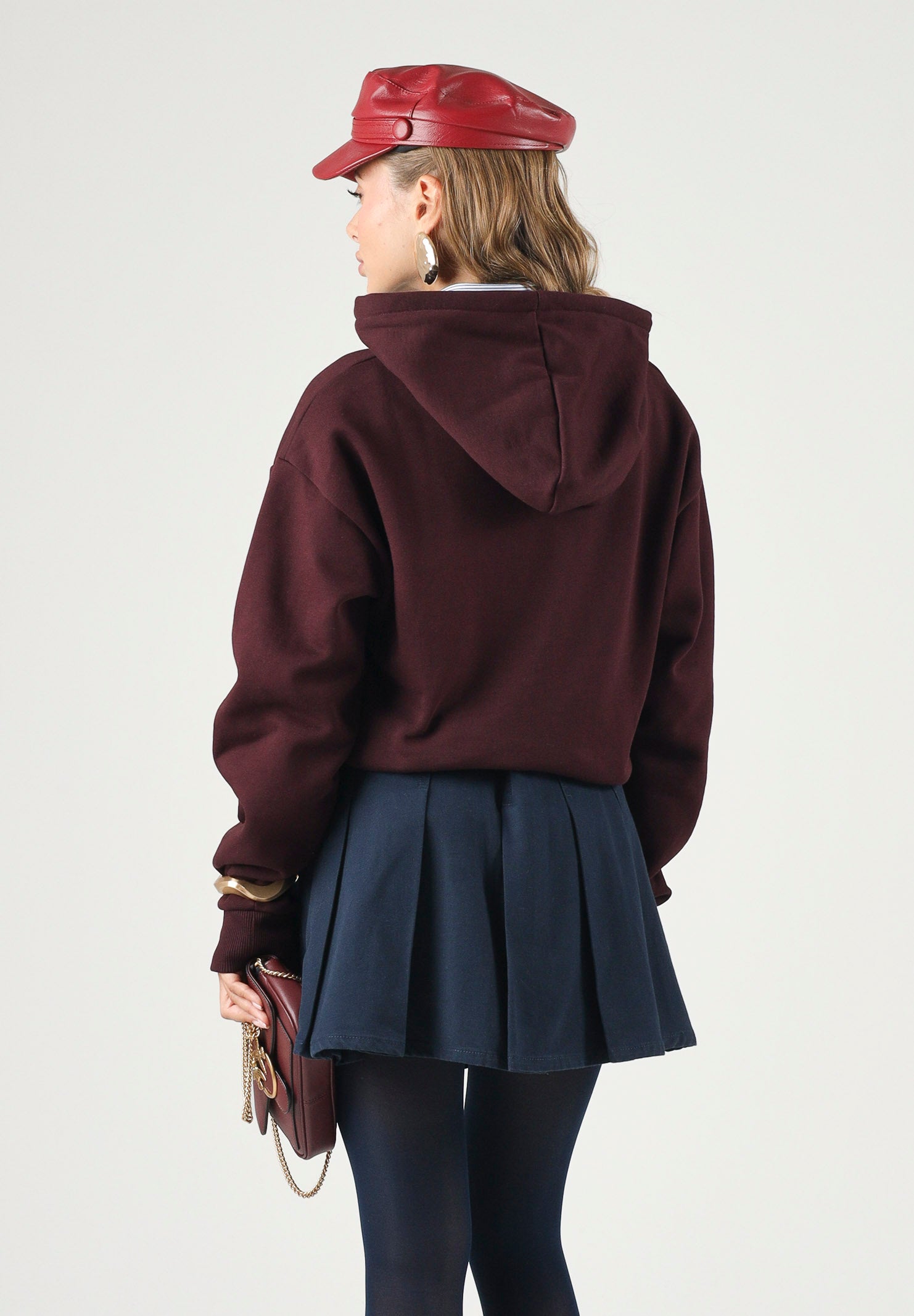 LACOSTE Felpa con cappuccio FLEECE HOODIE, brown-bruin, marrone scuro per uomo e donna SH8863 3KE LACOSTE 