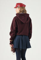 LACOSTE Felpa con cappuccio FLEECE HOODIE, brown-bruin, marrone scuro per uomo e donna SH8863 3KE LACOSTE 