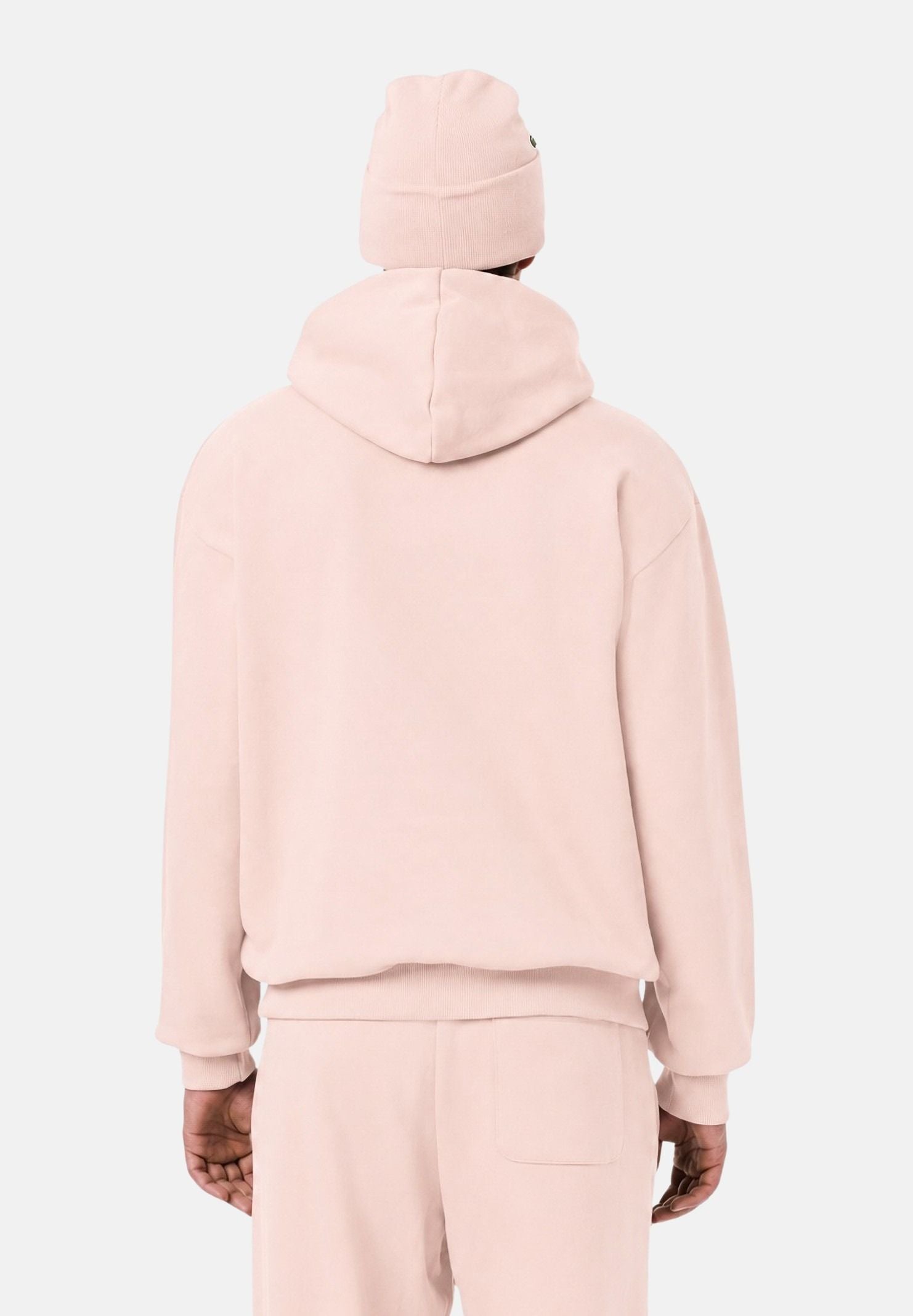 LACOSTE Felpa con cappuccio rosa per uomo e donna  con logo ricamato. SH8863 N6I LACOSTE 