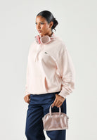 LACOSTE Felpa con cappuccio rosa per uomo e donna  con logo ricamato. SH8863 N6I LACOSTE 