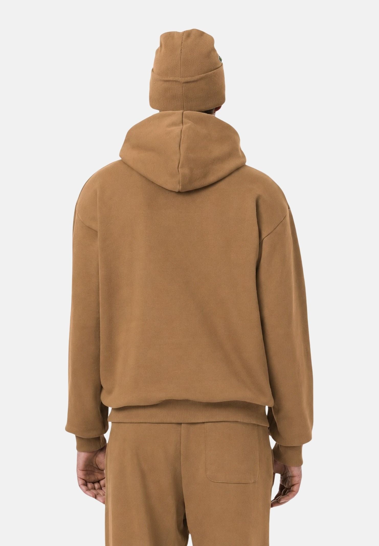 LACOSTE Felpa con cappuccio FLEECE HOODIE, cookies-biscotto per uomo e donna con logo ricamato SH8863 SIX LACOSTE 
