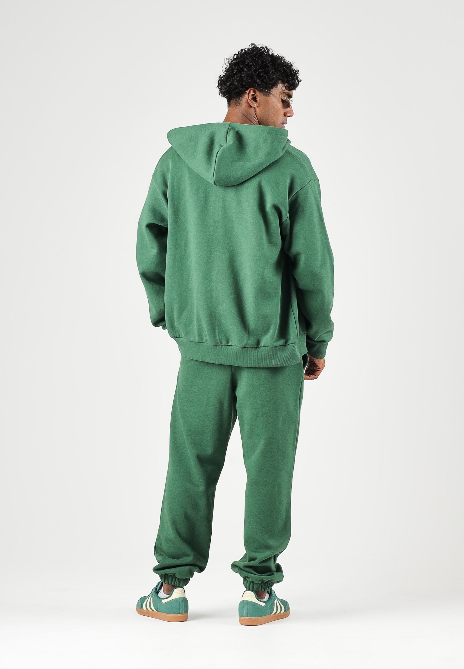 LACOSTE Felpa con zip verde per uomo e donna con logo iconico SH8864 132 LACOSTE 
