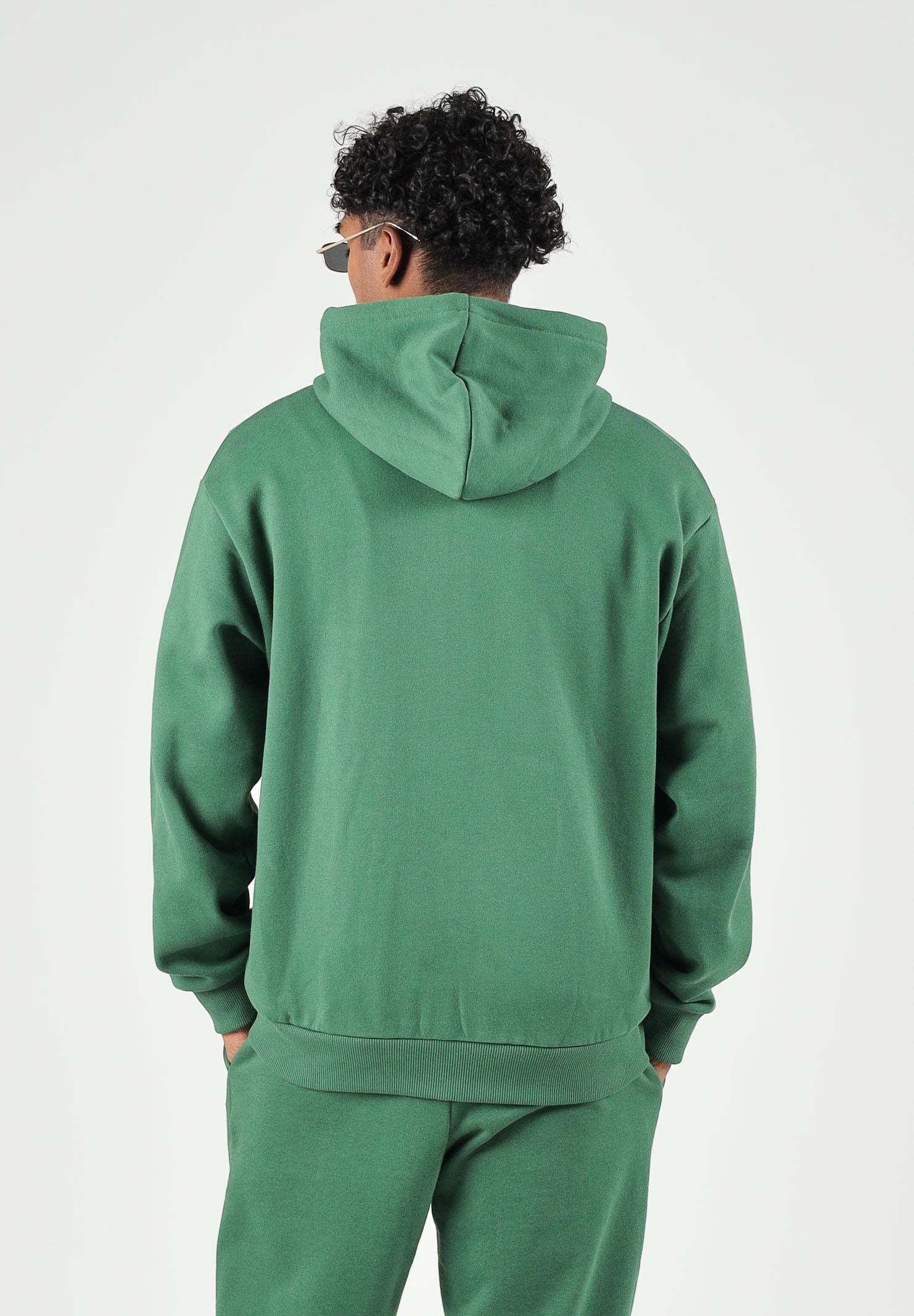 LACOSTE Felpa con zip verde per uomo e donna con logo iconico SH8864 132 LACOSTE 