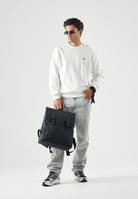 LACOSTE Felpa in pile in cotone, di colore bianco da uomo, logo coccodrillo iconico ricamato SH8868 70V LACOSTE 
