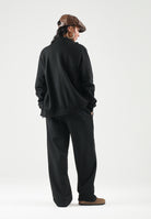LACOSTE Felpa con zip nero per uomo e donna SH8870 031 LACOSTE 
