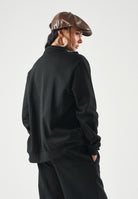 LACOSTE Felpa con zip nero per uomo e donna SH8870 031 LACOSTE 