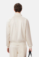 LACOSTE Felpa con zip TRACK JACKET panna da uomo con stampa monogram tono su tono SH9775 8LX LACOSTE 