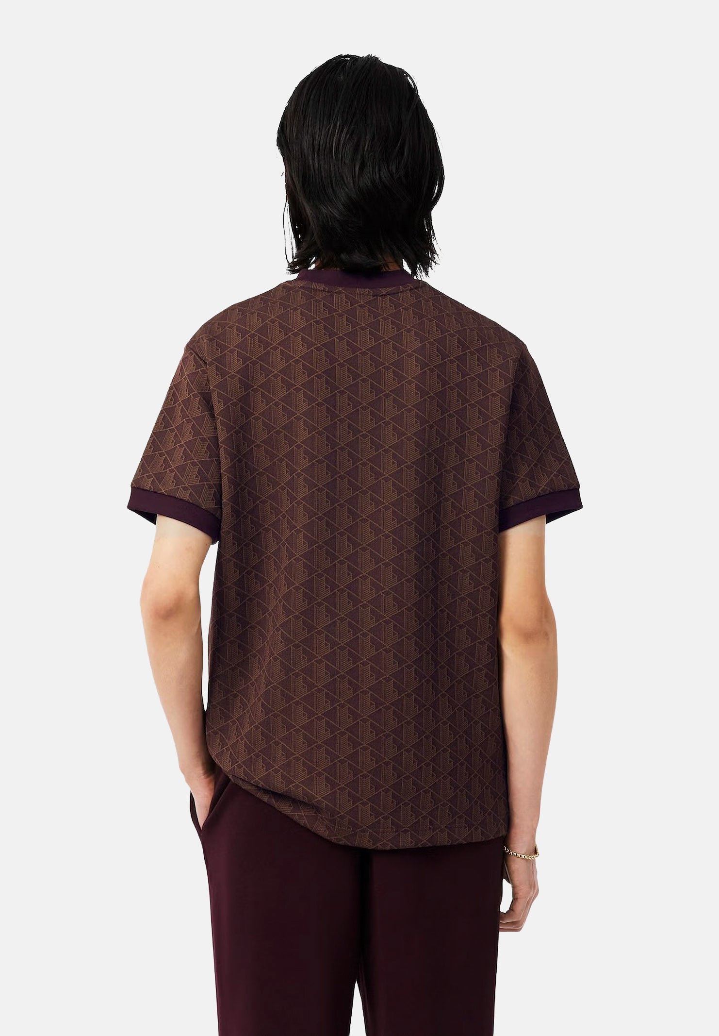 T-shirt manica corta regular fit  autunno inverno TH1197 WD9 LACOSTE 