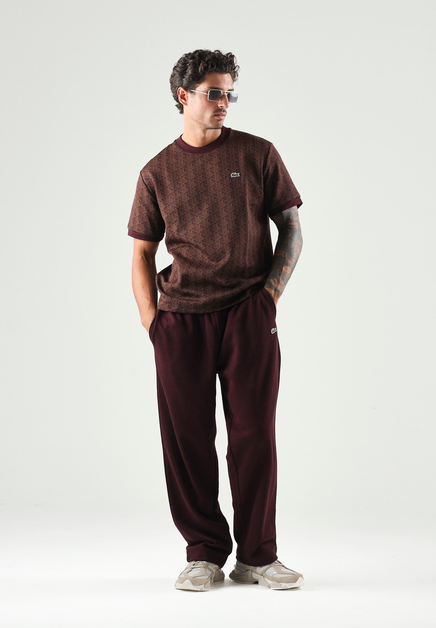 T-shirt manica corta regular fit  autunno inverno TH1197 WD9 LACOSTE 