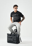 LACOSTE T-shirt ULTRA DRY nera da uomo con stampa coccodrillo TH6682 258 LACOSTE 
