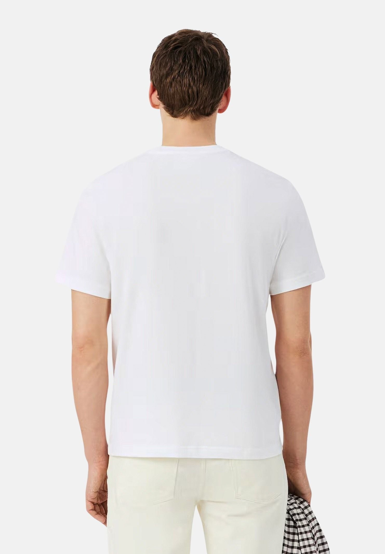 LACOSTE T-shirt a manica corta bianca per uomo e donna con logo TH7318 001 LACOSTE 