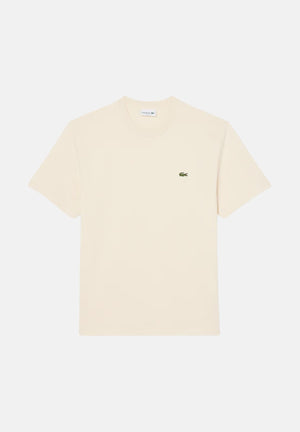 LACOSTE T-shirt a manica corta beige per uomo e donna con logo TH7318 056 LACOSTE 