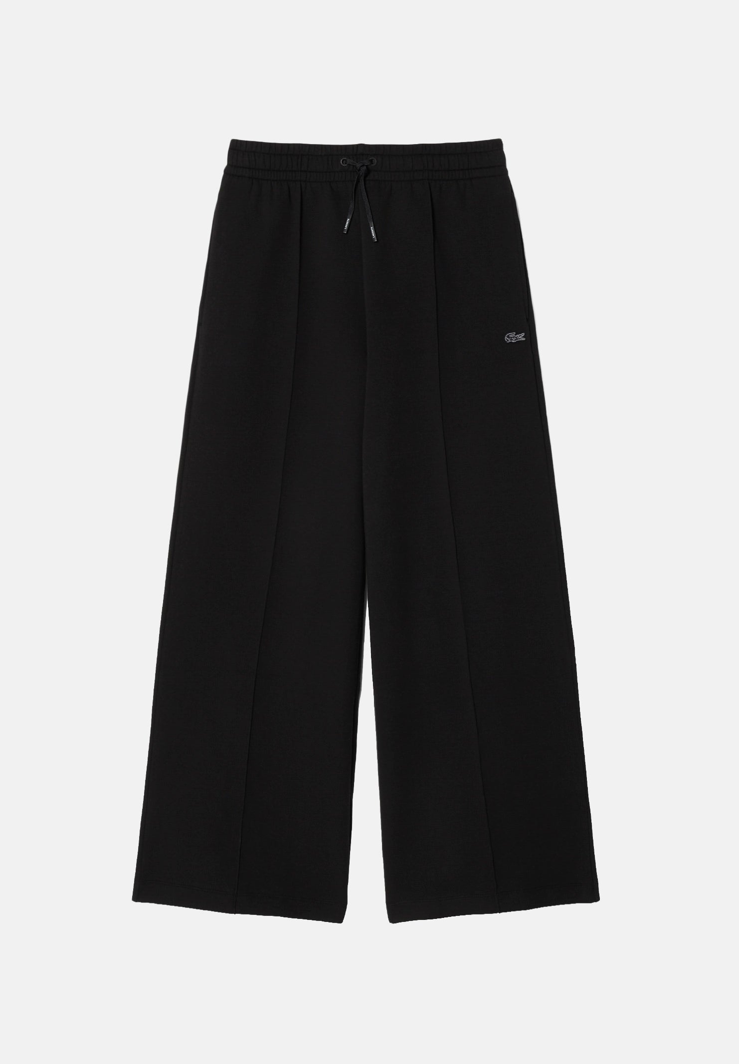 LACOSTE Pantaloni WIDE-LEG SWEATPANTS nero per donna con coulisse in vita. XF0041 031 LACOSTE 