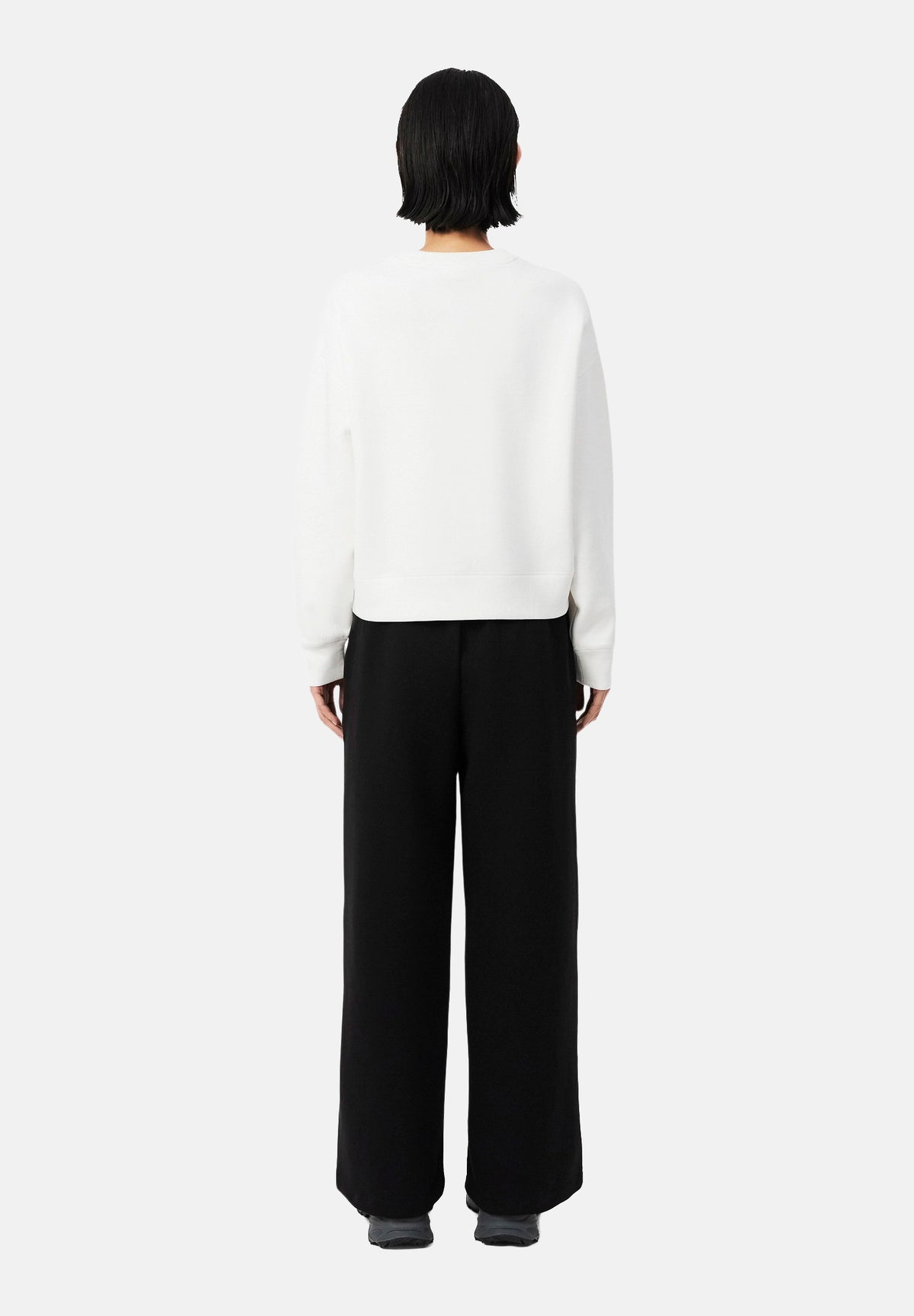 LACOSTE Pantaloni WIDE-LEG SWEATPANTS nero per donna con coulisse in vita. XF0041 031 LACOSTE 