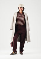 LACOSTE Pantaloni SPORT TRACK PANTS bordeaux per donna con coulisse e dettagli con zip alle caviglie XF5244 3KE LACOSTE 