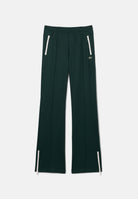 LACOSTE Pantaloni SPORT TRACK PANTS verde per donna con bande laterali a contrasto e tasche con zip. XF5253 YZP LACOSTE 